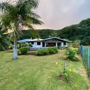 Chez Taua Maison Isolee Pas De Wifi Ni Bus Opoa